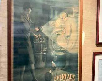 21" by 31" Eveready Ad