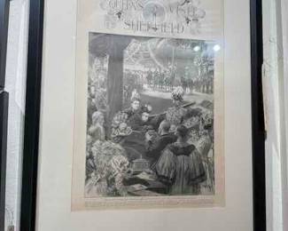 1897 The London News 16" by 21.5"