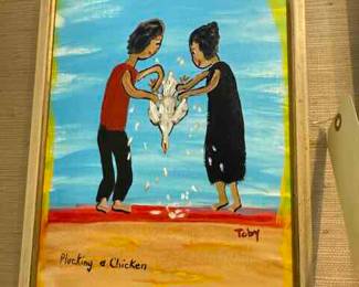 Outsider Artist Toby Hollinghead from Opp Alabama 10" by 13"