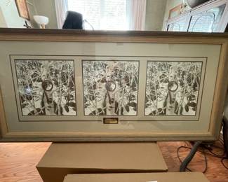 Beverly (Bev) Doolittle “Two More Indian Horses” 24”x51”. beautifully, professionally framed. Rare and sought after. $1,000