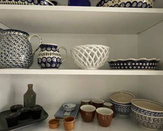 Polish pottery - priced as marked on sale day