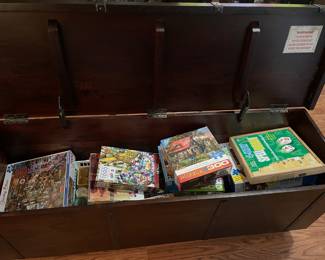 Custom made, vintage storage trunk. $150