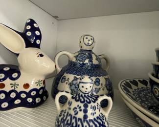 Polish pottery - priced as marked on sale day