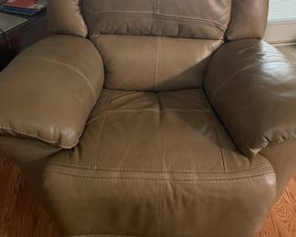 Leather recliner $200