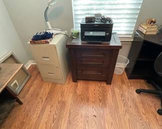 3-drawer chest with slate top $75