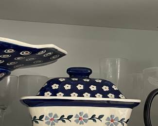Polish pottery - priced as marked on sale day