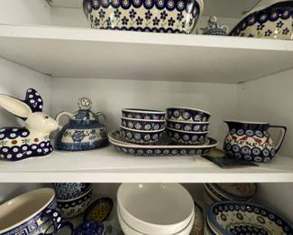 Polish pottery - priced as marked on sale day