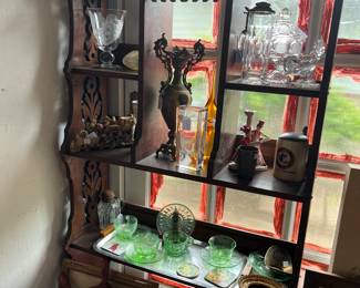 Collection of vintage Press and Depression glass