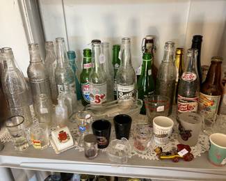 Vintage soda bottles