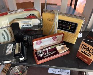 Collection of vintage transistor radios