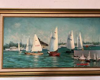 Oil painting by A. Jessop  (Jessop Jewelry Family)