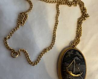 Japanese Shakudo Locket Meiji period