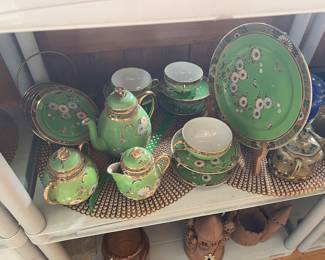 Beautiful Moringa  Japanese Tea Set