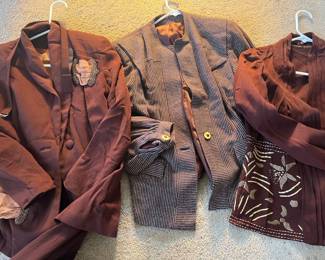 Vintage 1940's jackets