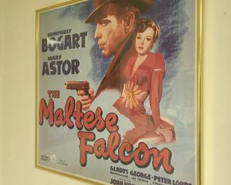 Framed movie poster