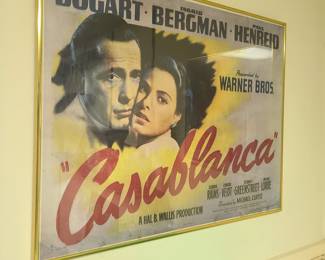 Framed movie poster