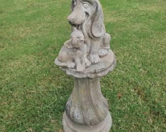 Concrete statue