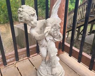 Concrete statue