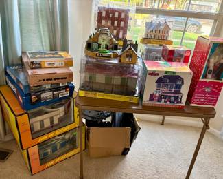 Collectible trains and model train accessories