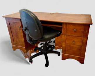 Desk and office chair