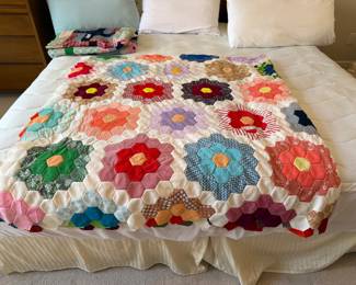 Unfinished quilt 96” x 100”