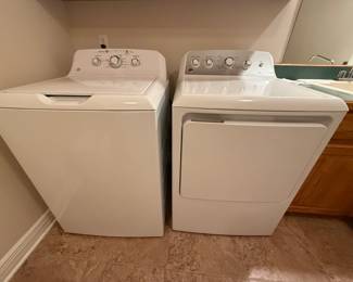 GE Washer with agitator and GE dryer - sold separately