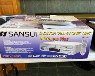 Sansui DVD player Video cassette recorder