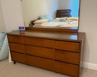 Dresser with mirror