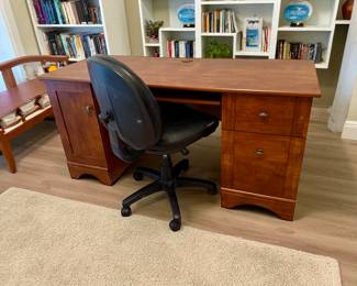 Desk and office chair