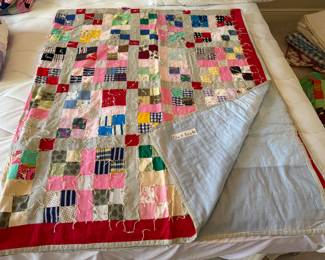 Finished quilt 80” x 92”