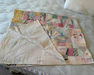 Finished quilt 66” x 81”