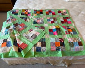 Unfinished quilt 72” x 96”
