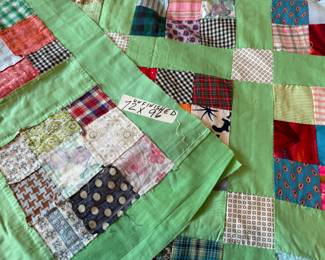 Unfinished quilt 72” x 96”