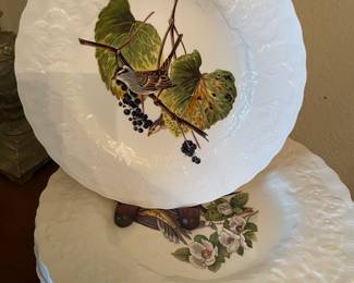 Audubon Birds of America - 10 dinner plates, 1 salad plate