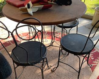 Parlor table and WHIRLIGIG