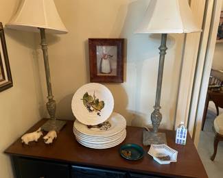 Audubon Birds of America - 10 dinner plates, 1 salad plate