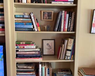 Fantastic selection of books - military, fashion design, cookbooks …