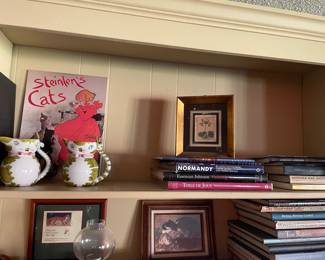 Fantastic selection of books - military, fashion design, cookbooks …