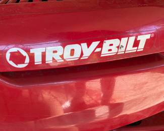 Troy Bilt riding mower with leaf bag.  Confirmed that  runs and works good.  Will presell this $600