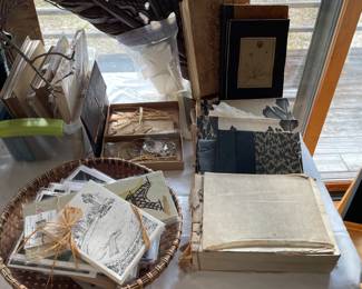 Gift card sets and hand crafted papers