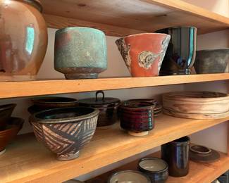 Hand thrown pottery