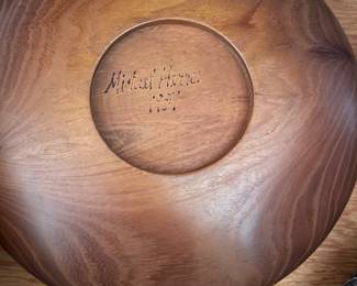 Beautiful hand crafted and signed bowl