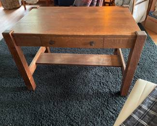 Mission style desk