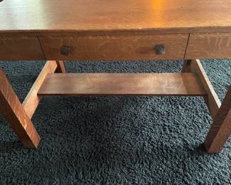 Mission style desk