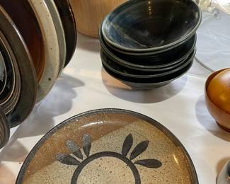 Mid century ice bucket in background