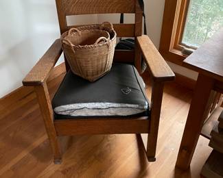 Large mission style rocker