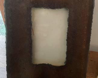 Rustic metal frame