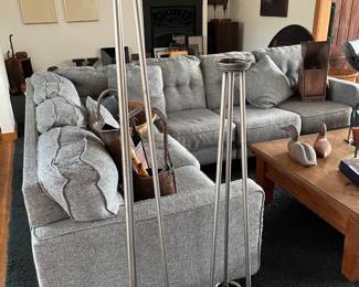 Two tall candle abras