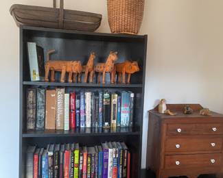 Gourmet and French cookbooks, novels