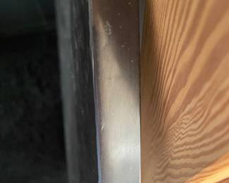 Slate table top (heavy) - no base.  Photo of width of slate tap top